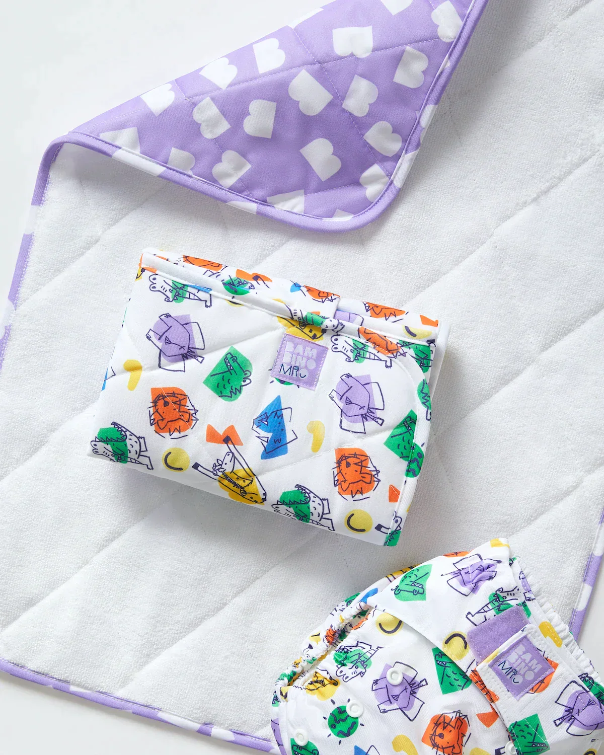 On-the-Move Foldable Baby Changing Mat in Dreamland - Image 5