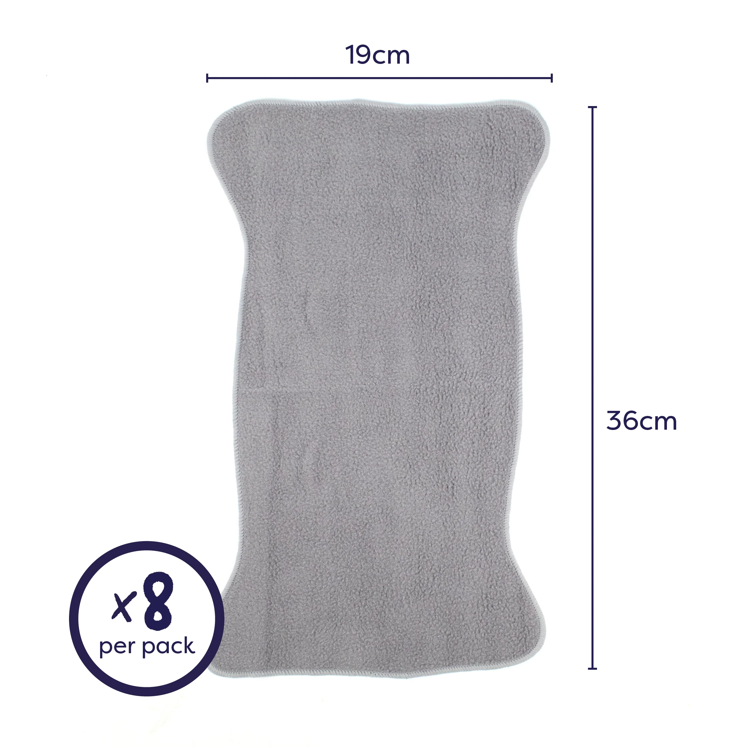 Reusable Diaper Liners - 8 pack - Image 6