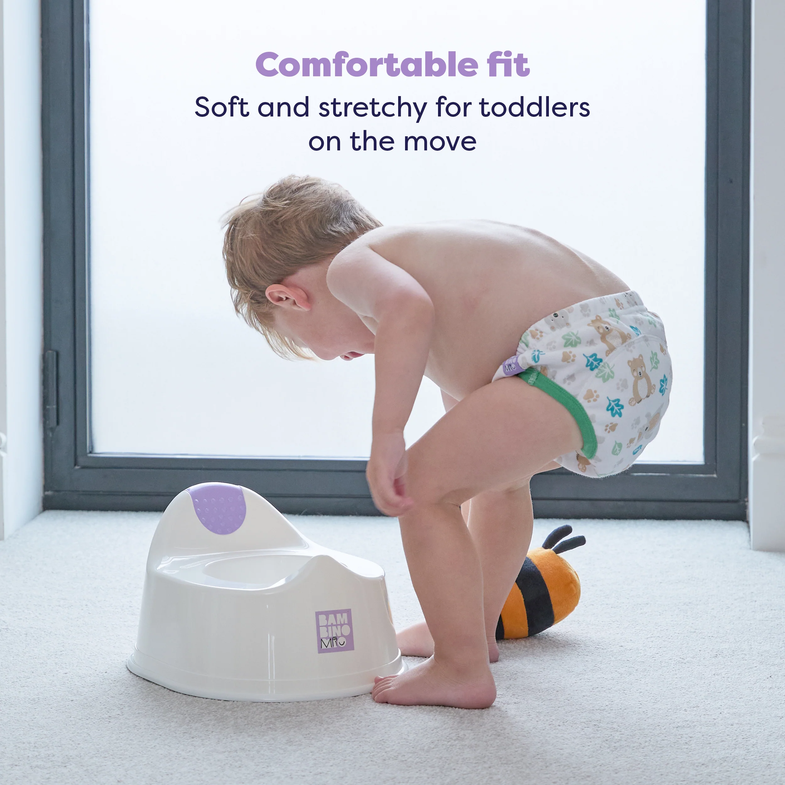 NEW: Reusable Potty Training Pants 3 Pack in Beary Cute - Elite - Image 5