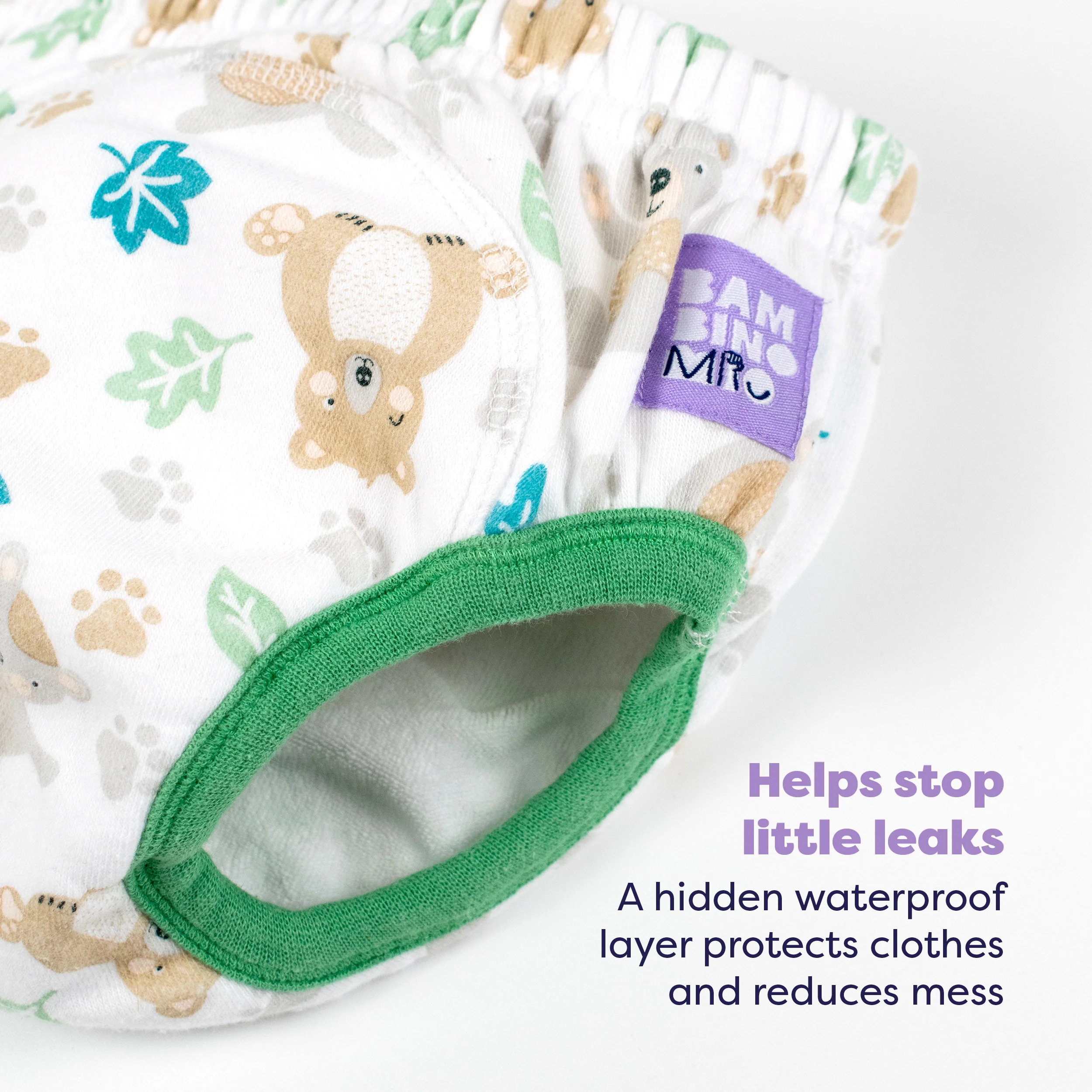 NEW: Reusable Potty Training Pants 3 Pack in Green Jungle - Elite - Image 4
