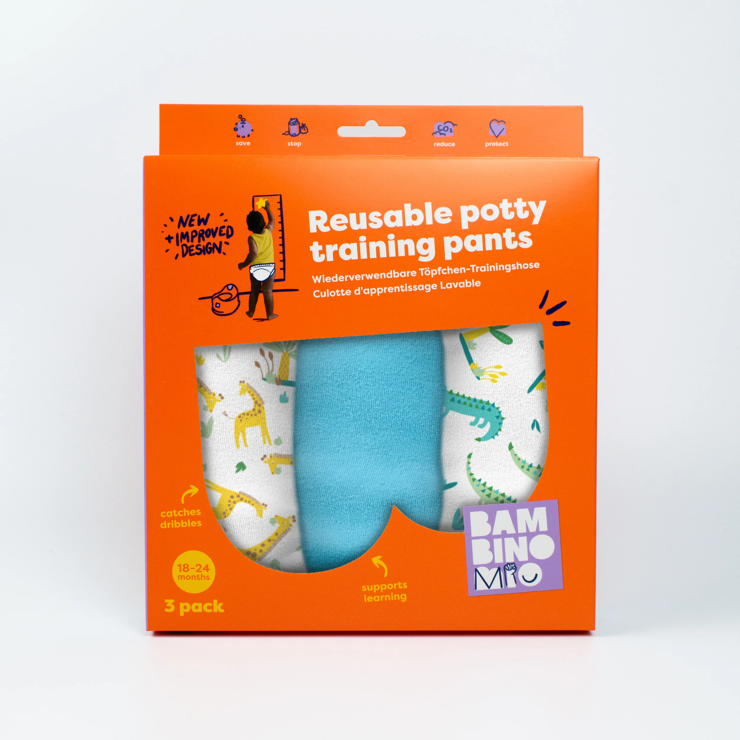 NEW: Reusable Potty Training Pants 3 Pack in Wild Life - Elite - Image 8
