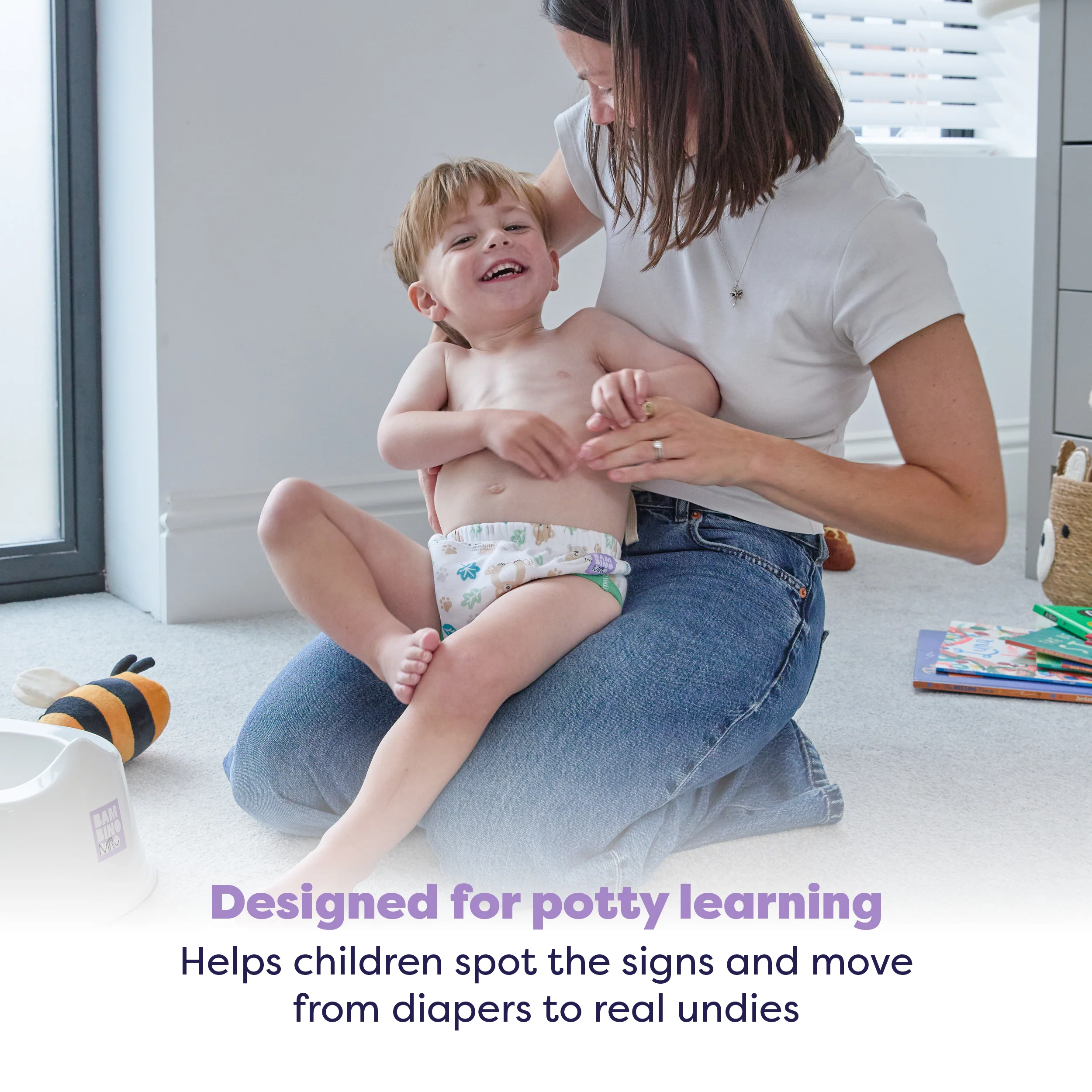 NEW: Reusable Potty Training Pants in Bear Hugs - Elite - Image 3