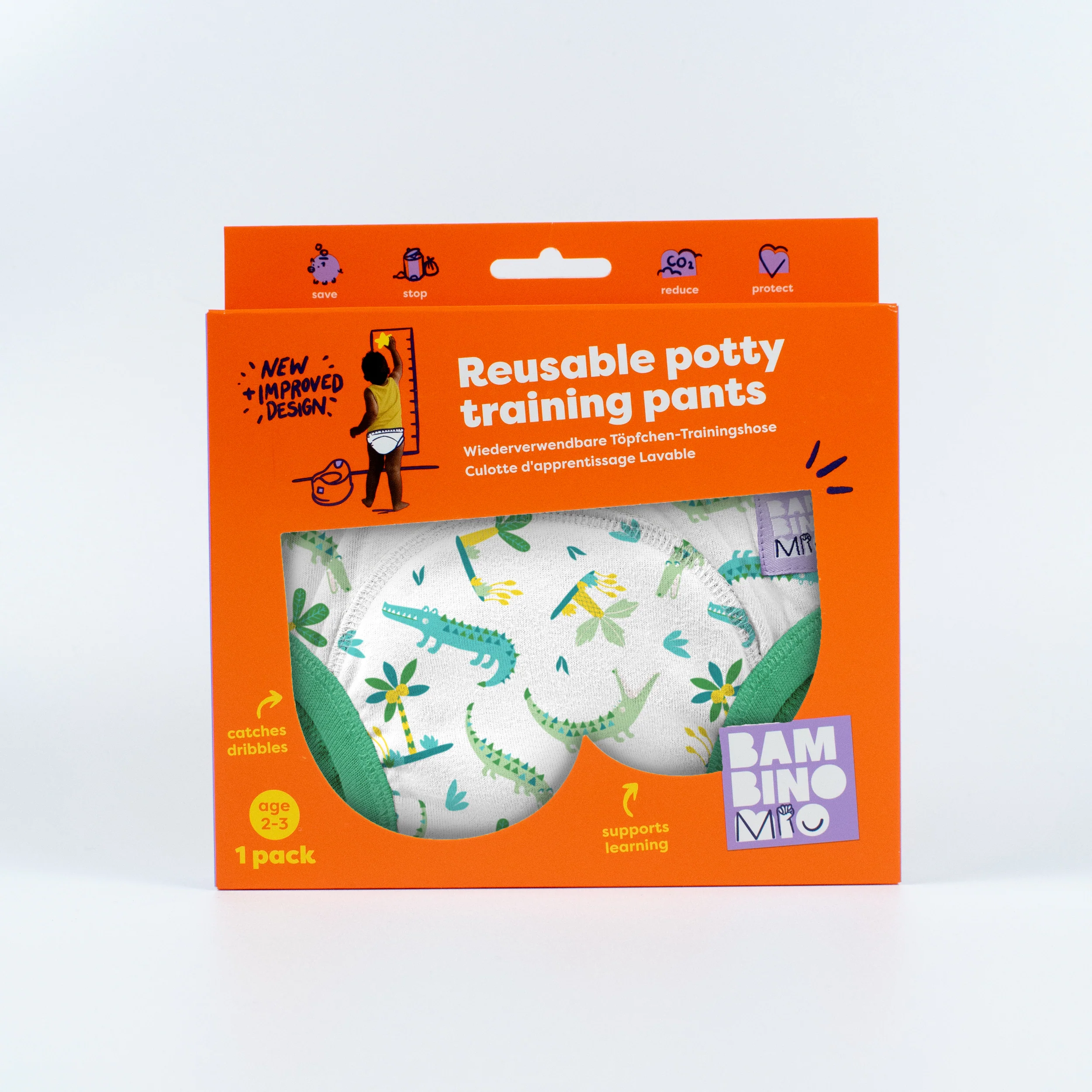 NEW: Reusable Potty Training Pants in Crafty Crocs - Elite - Image 5