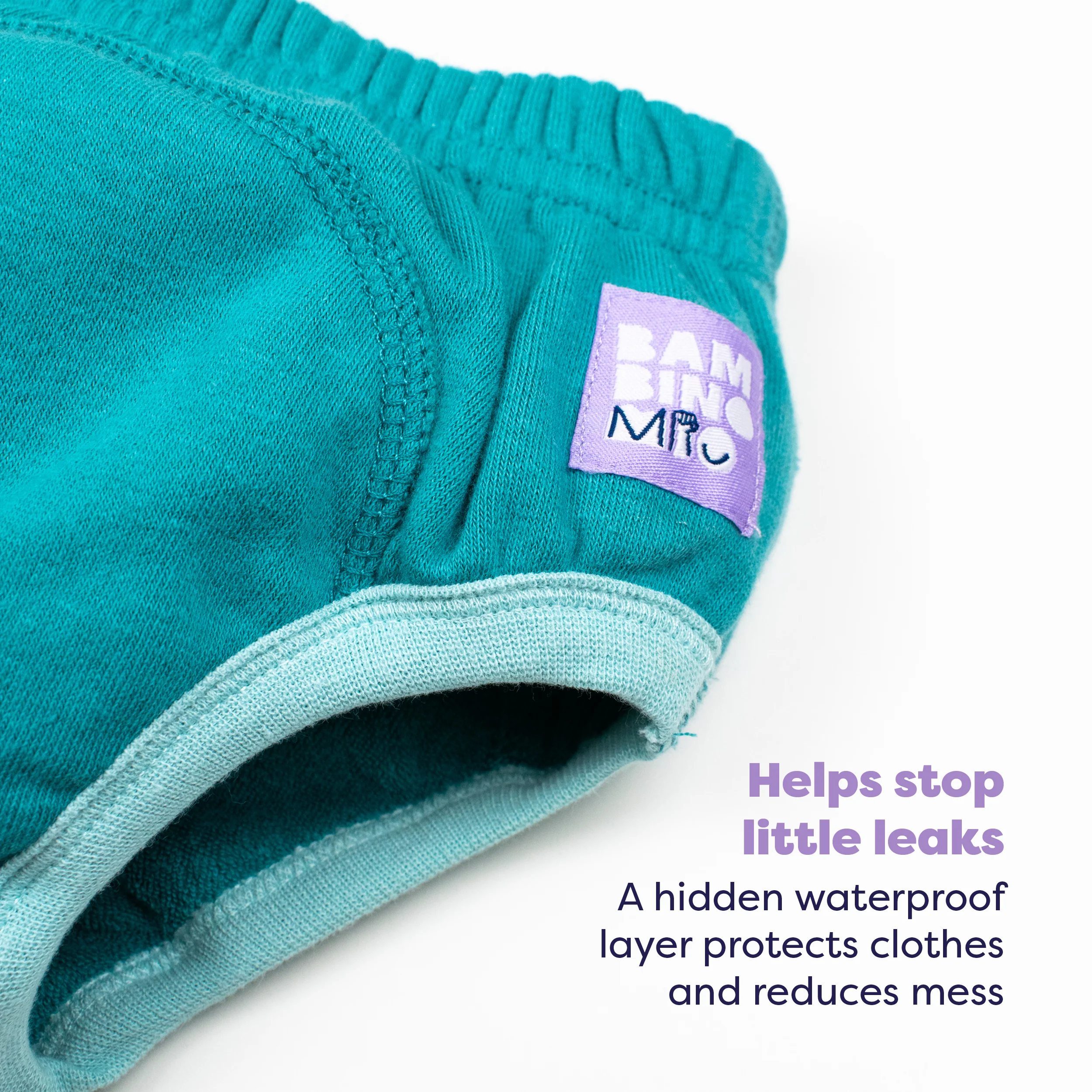 NEW: Reusable Potty Training Pants in Teal - Elite - Image 4