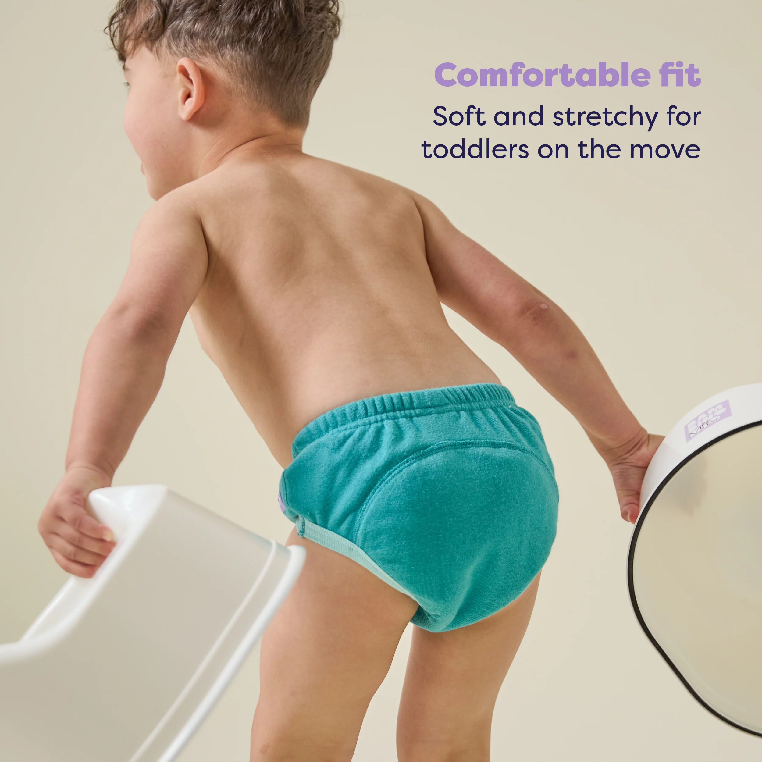 NEW: Reusable Potty Training Pants in Teal - Elite - Image 5