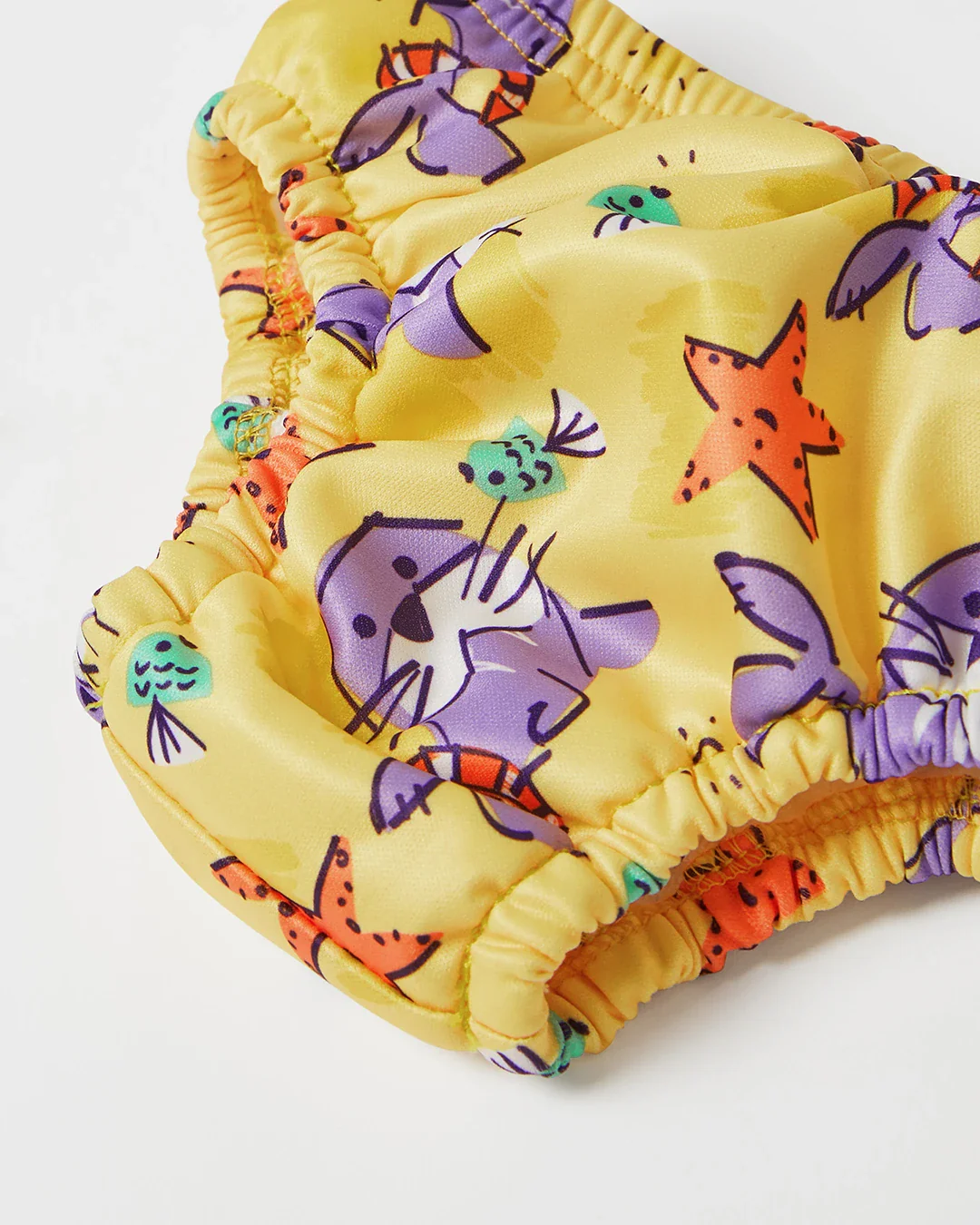 Reusable Swim Diaper 2 Pack in Bubbles and Stretch - Image 3