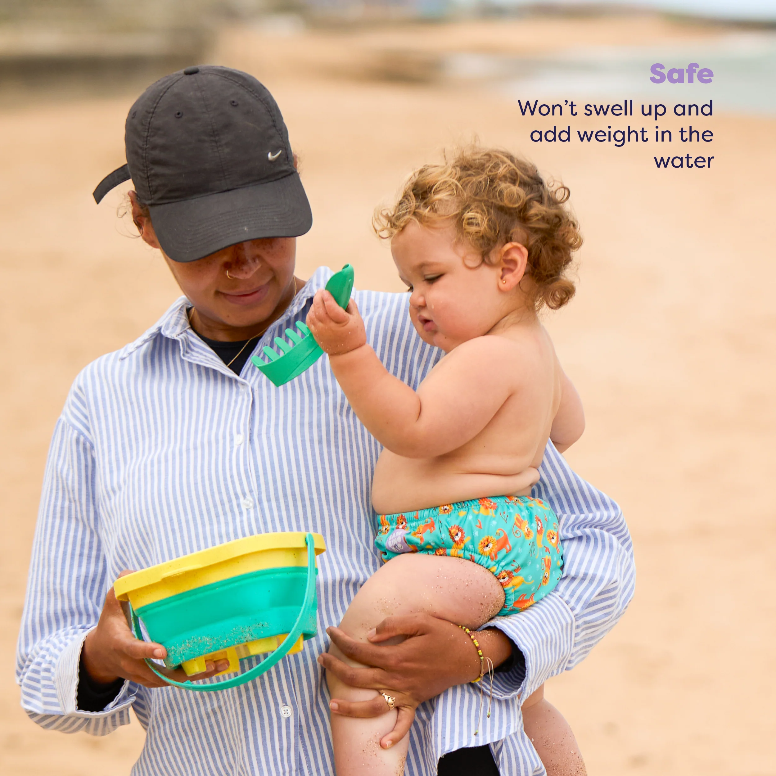 Reusable Swim Diaper in Cool Cats - Image 5