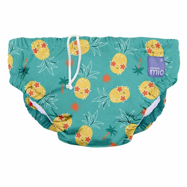 Reusable Swim Diaper in Pineapple Party