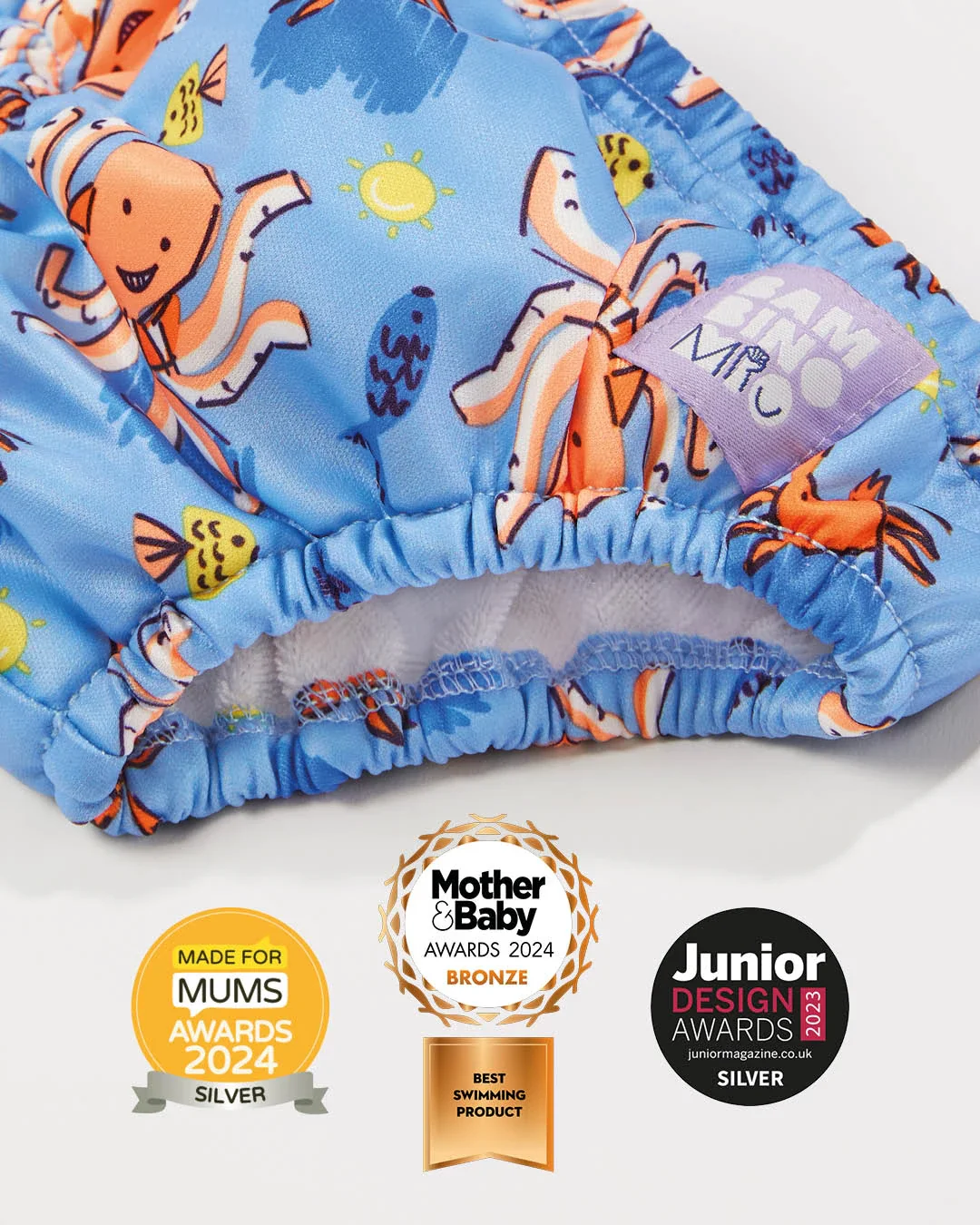 Reusable Swim Ready 3 Piece Set in Tropical - Image 4