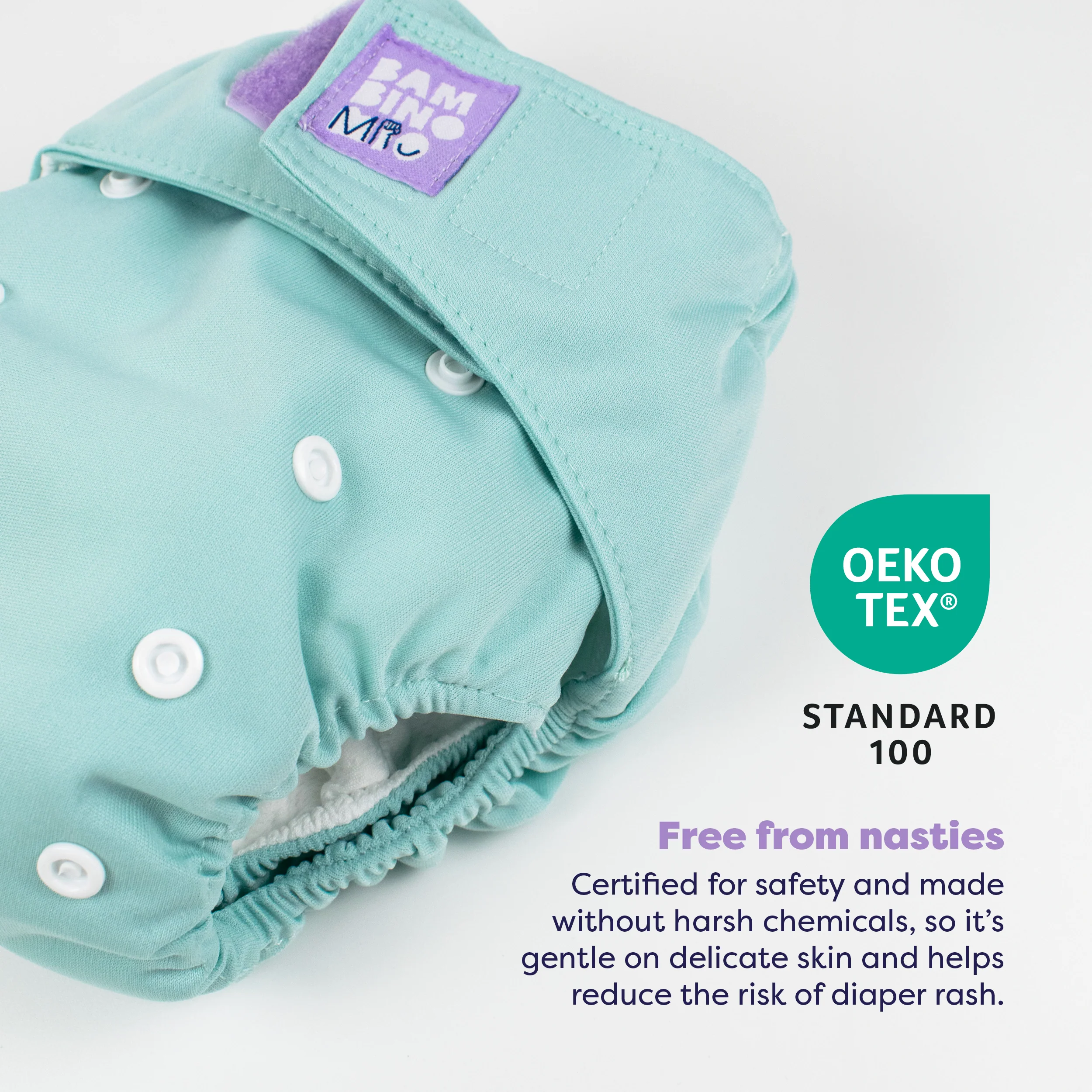 Revolutionary Reusable Diaper in Aqua - Image 2