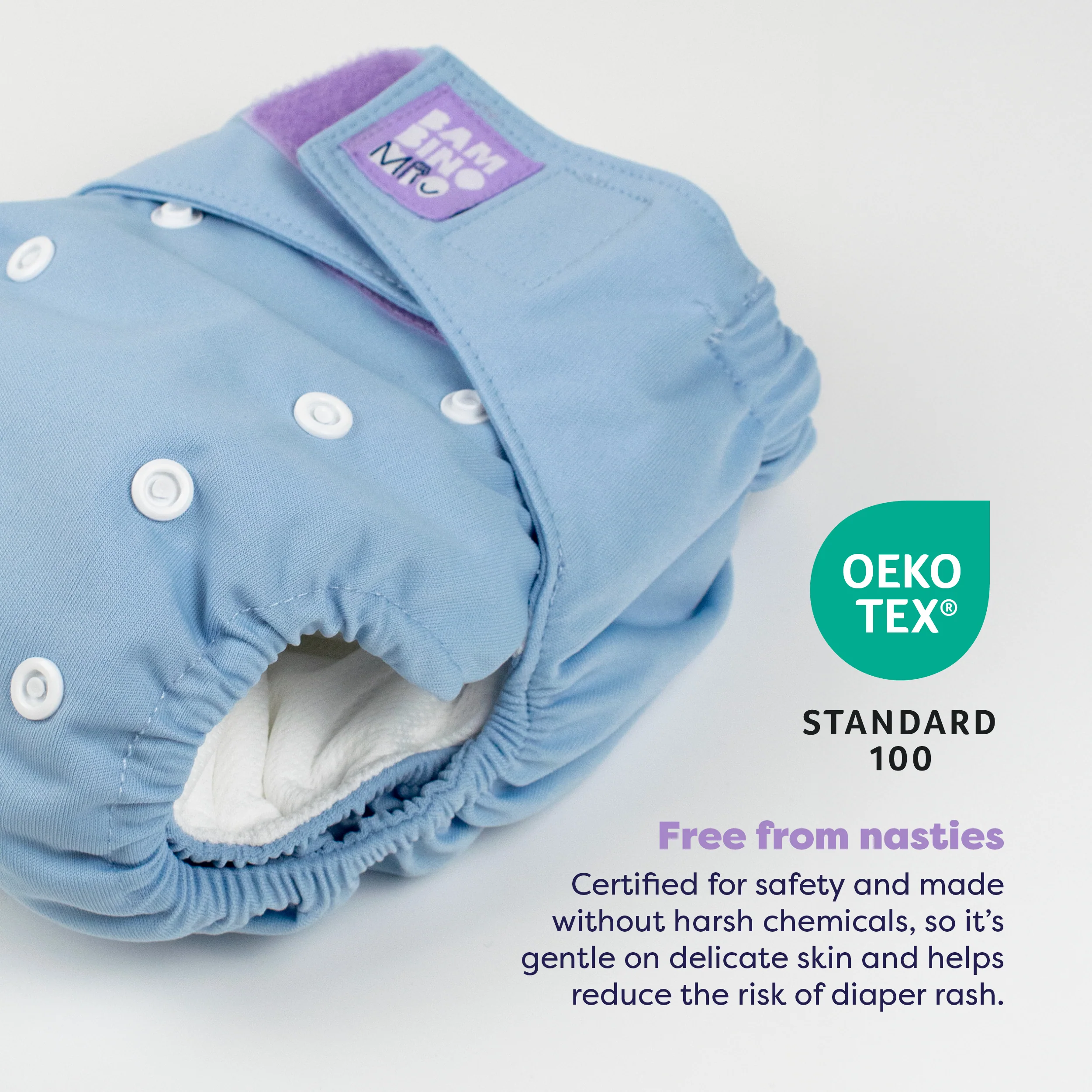 Revolutionary Reusable Diaper in Blue - Image 2