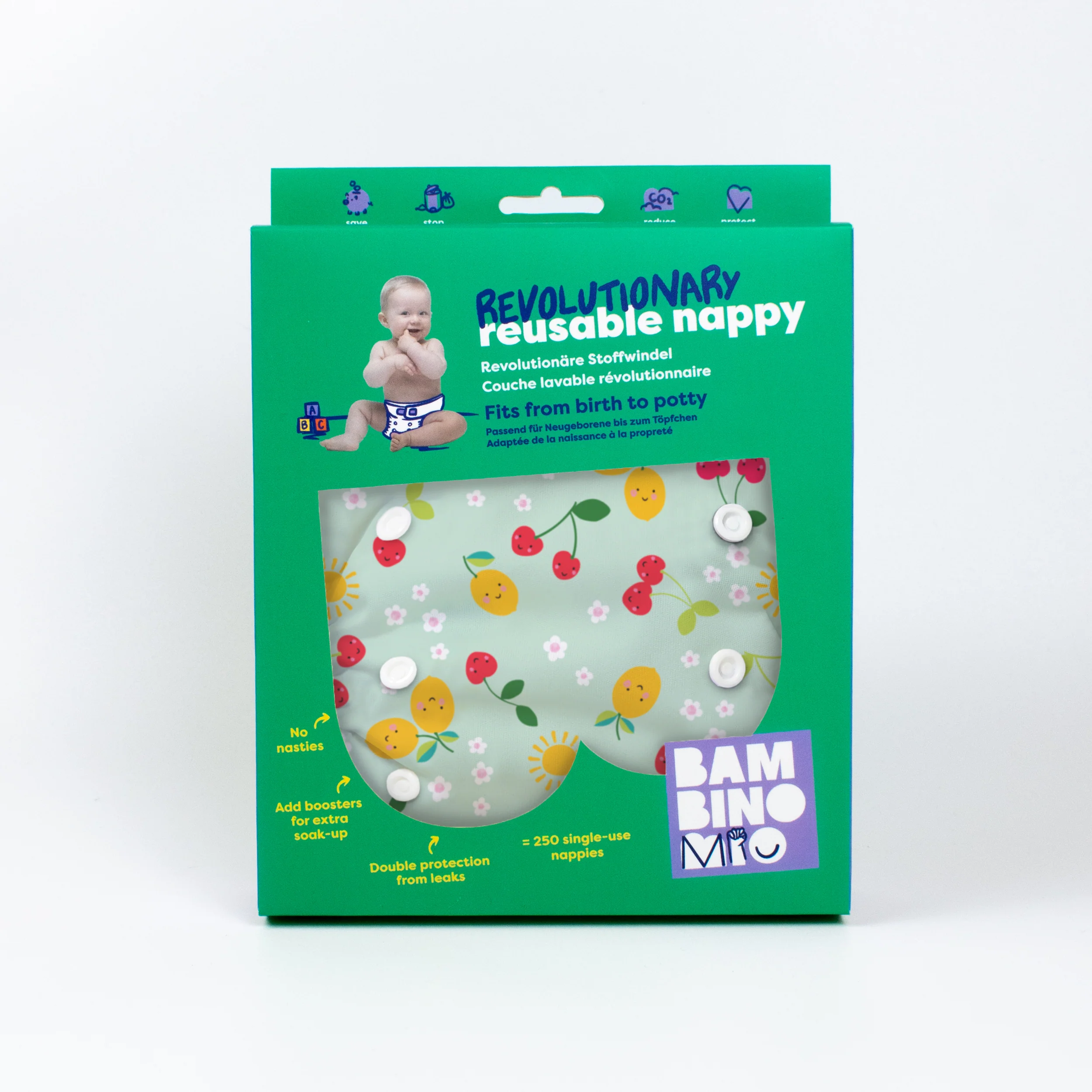 Revolutionary Reusable Diaper in Juicy Fruit - Image 7