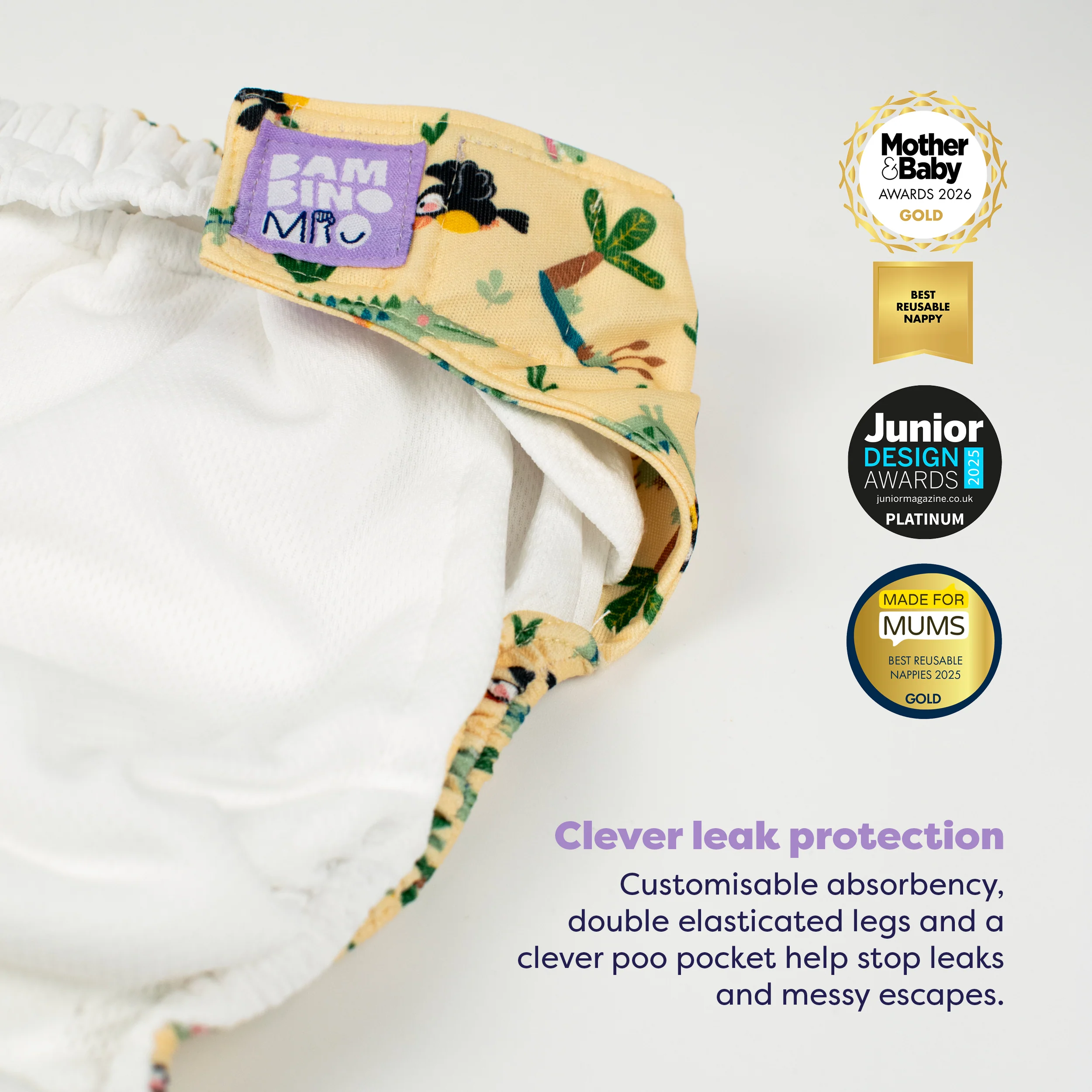 Revolutionary Reusable Diaper in River Rascals - Image 3