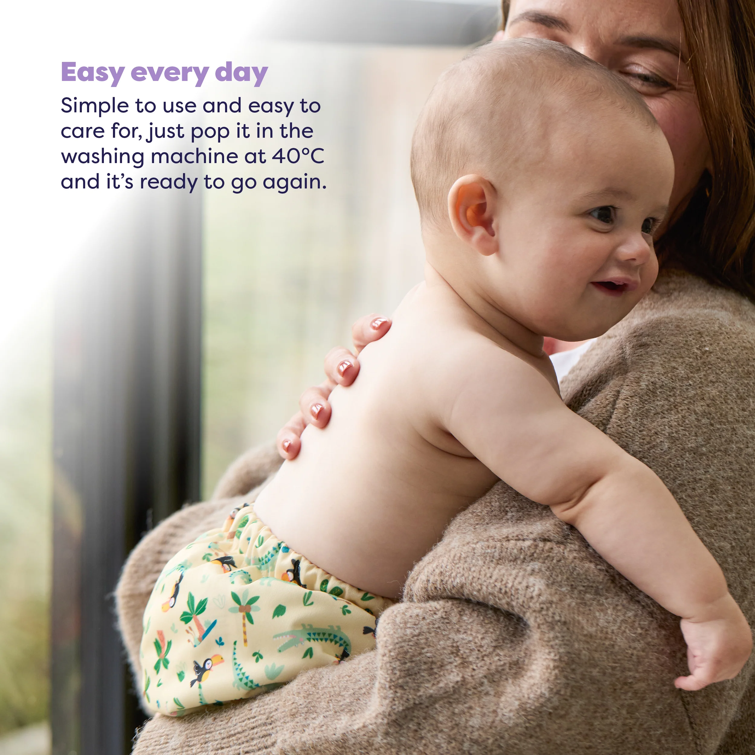 Revolutionary Reusable Diaper in River Rascals - Image 5