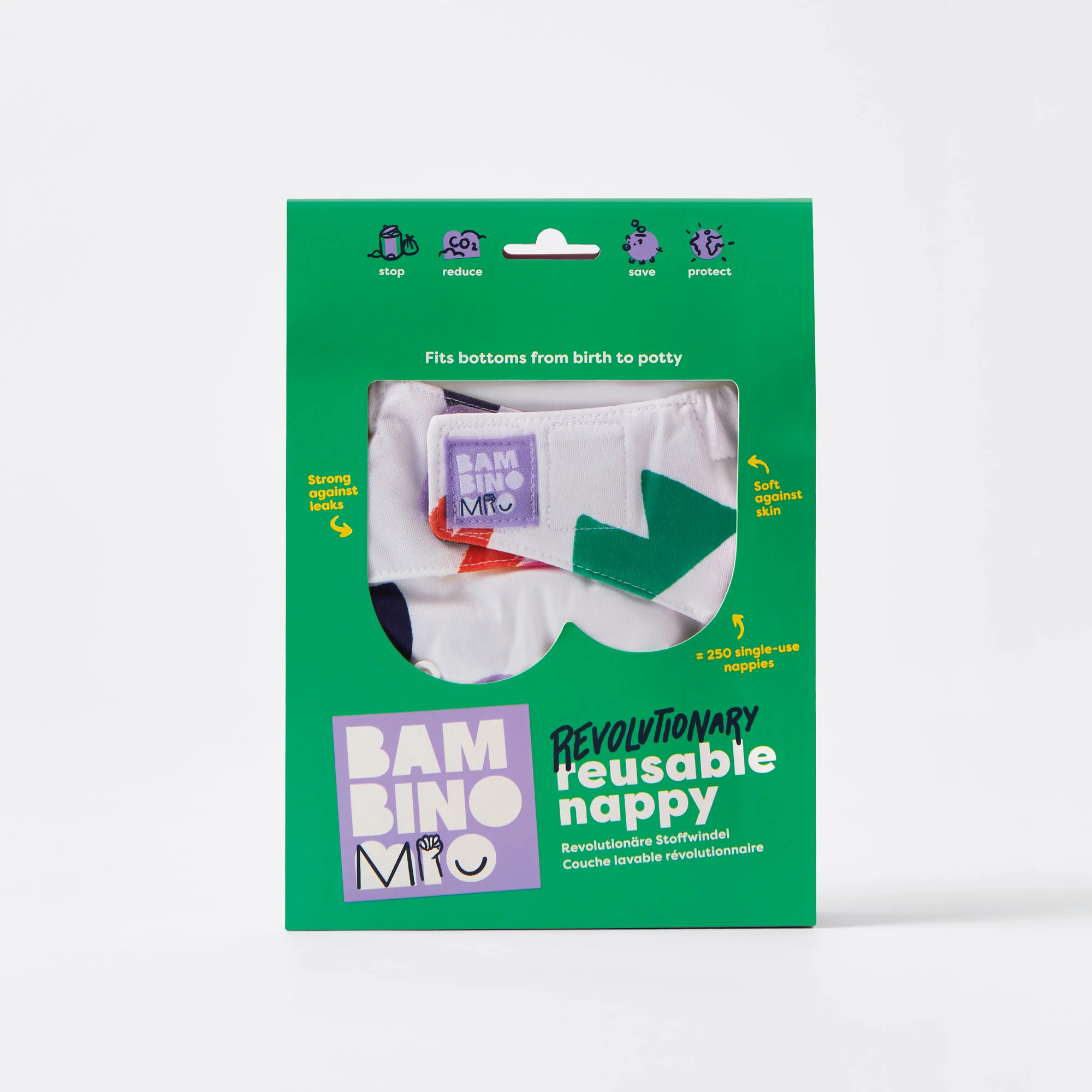 Revolutionary Reusable Diaper in Chatter - Image 8