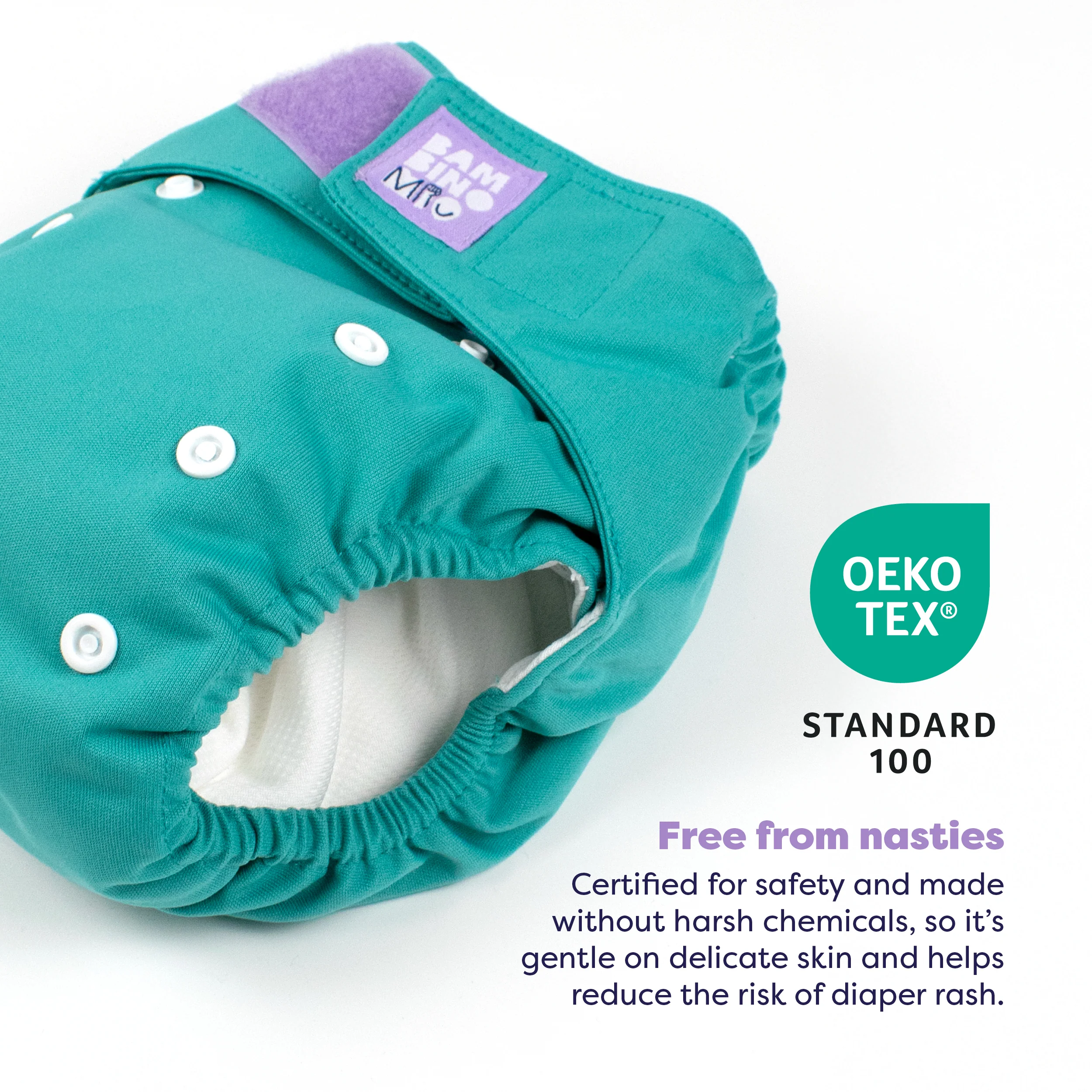 Revolutionary Reusable Diaper in Teal - Image 2
