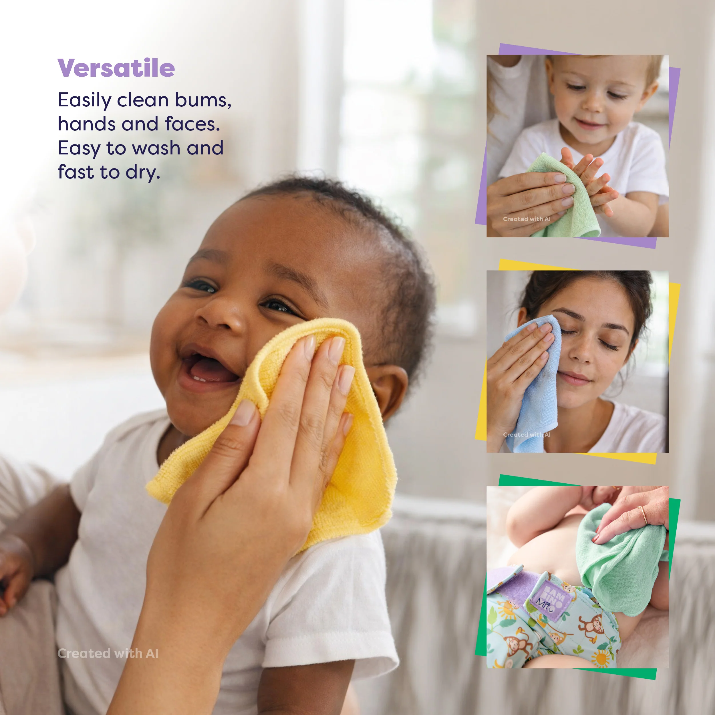 The Everything Reusable Diaper Bundle in Garden Party - Image 7
