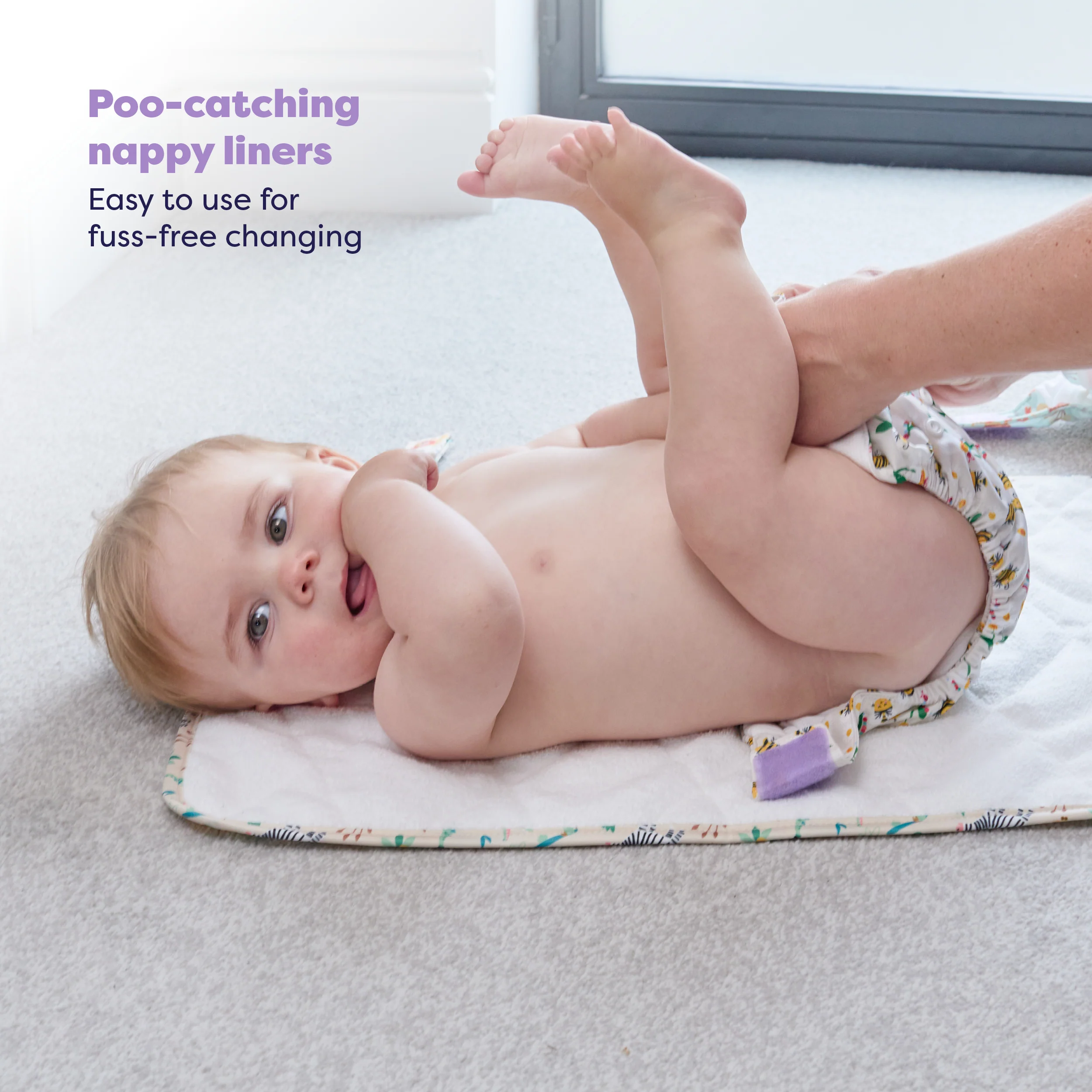 The Nighttime Reusable Diaper  Bundle in Garden Party - Image 9