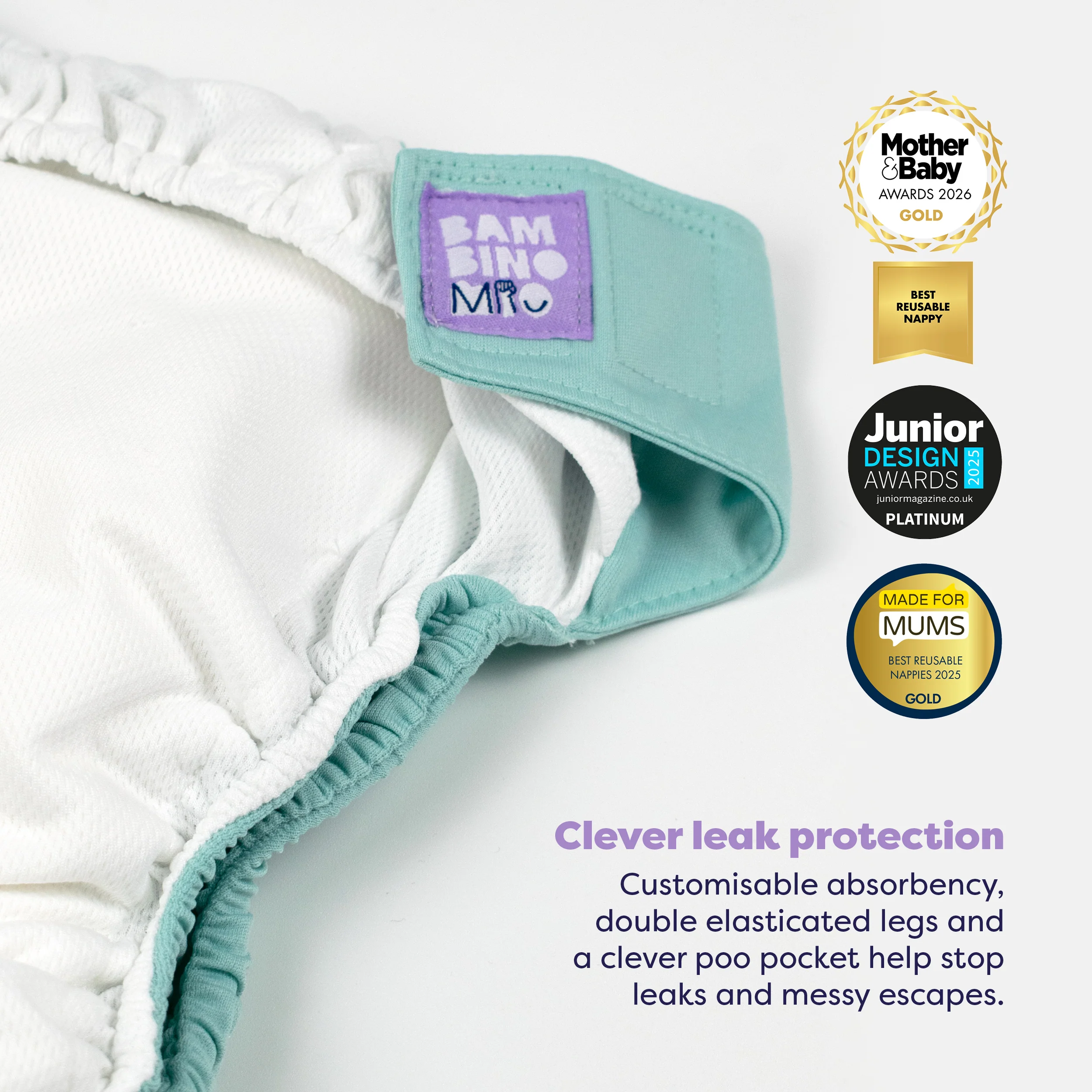 The Nighttime Reusable Diaper Bundle in Wild Life - Image 3