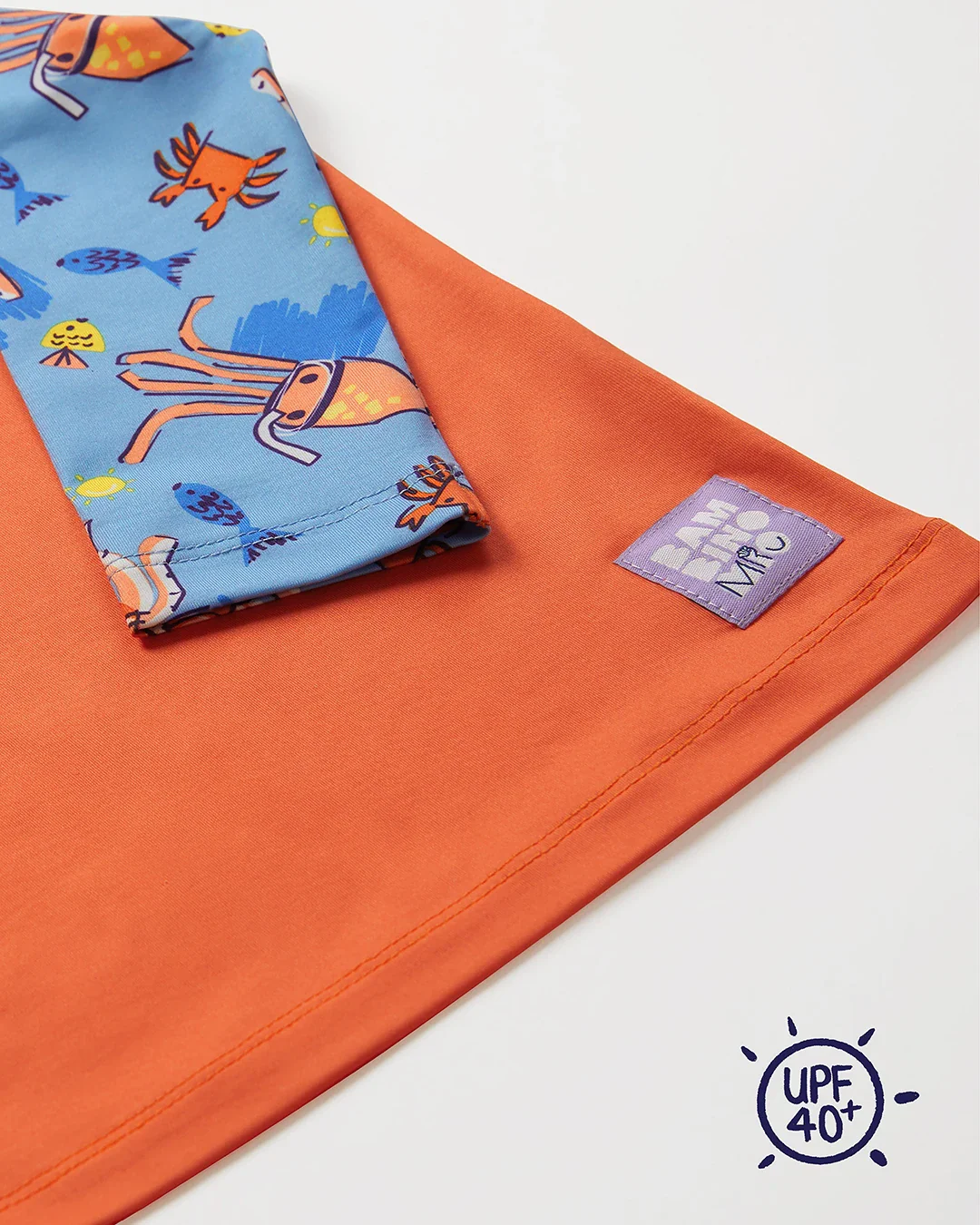 UPF 40+ Soft and Gentle Protective Swim Rash Vest in Nautical - Image 4